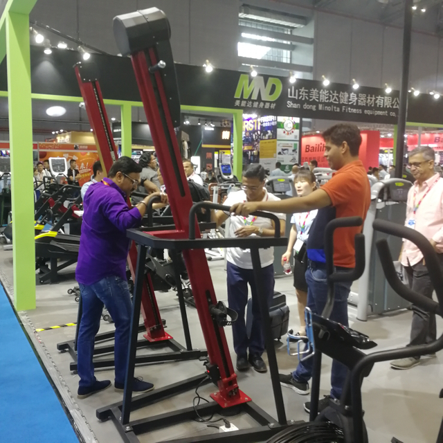 Моторизованный вертикальный альпинист MND-W200 | Электрический альпинист с цепным приводом | МНД ФИТНЕС