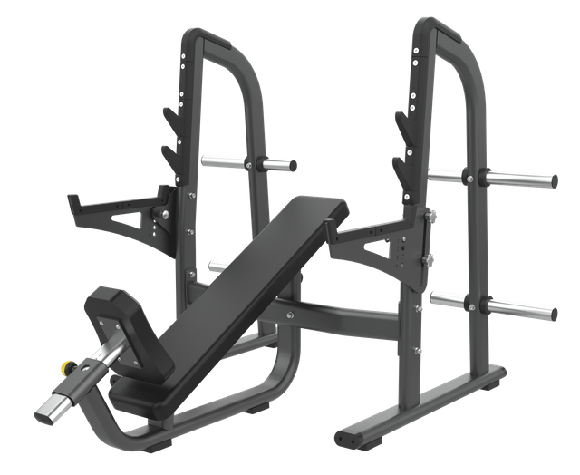 Олимпийская наклонная скамья FF42 | Жим штанги на наклонной скамье | Строитель верхней груди